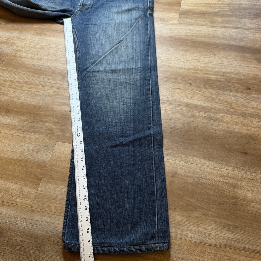 Vintage Diesel Kratt Jeans Men 38x32 Blue Relaxed Straight Dark Wash Made Italy - Picture 14 of 16